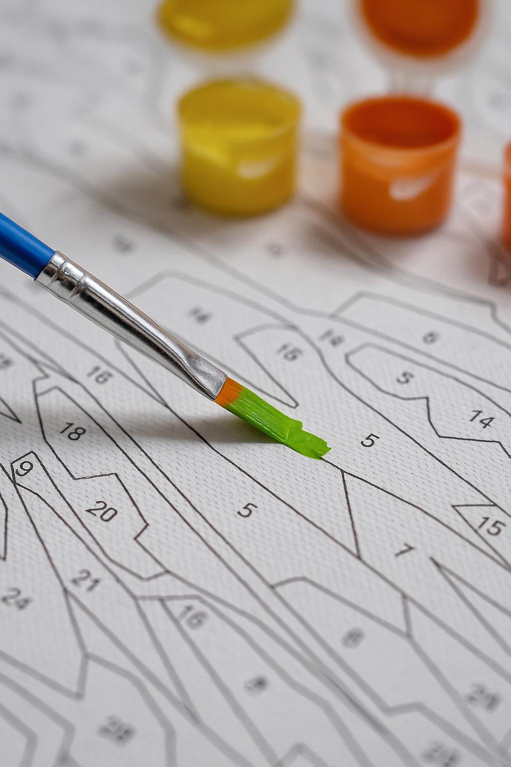 Kasabada Yeni Yıl Boyama Seti - Görsel 3