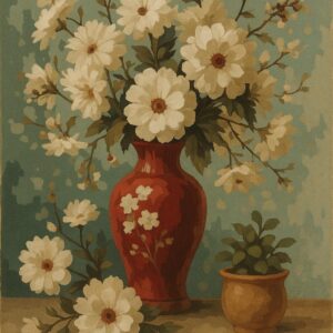 Vazodaki Papatyalar Boyama Seti