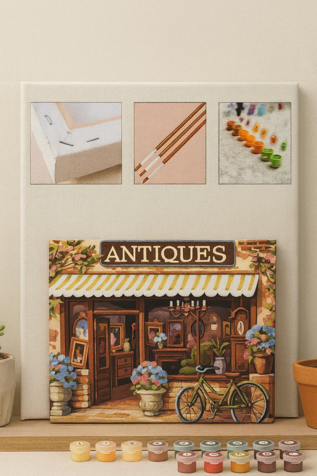 Antikacı Dükkanı Boyama Seti